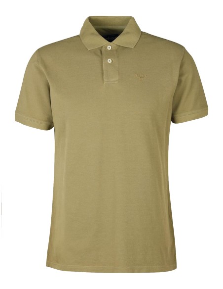 WASHED-OUT SPORTS POLO SHIRT