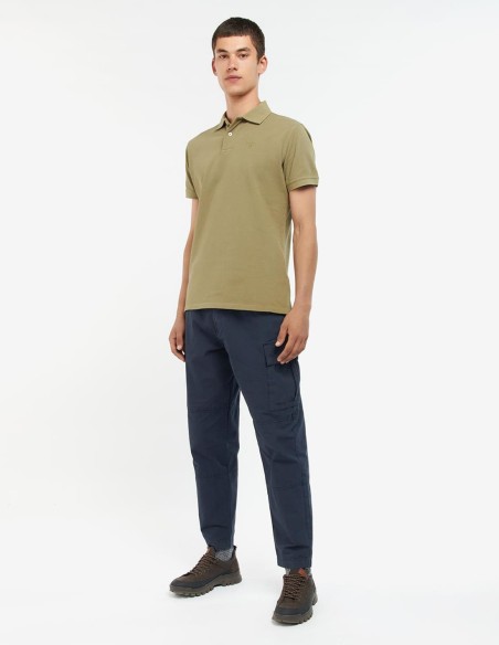 WASHED-OUT SPORTS POLO SHIRT