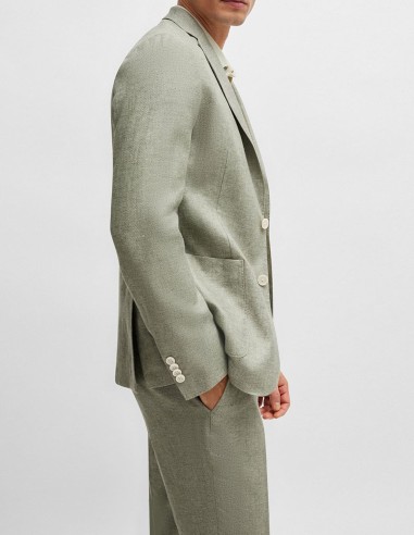 ΣΑΚΑΚΙ MICRO-PATTERNED LINEN BLEND...