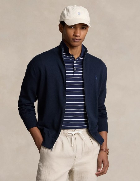 COTTON FULL-ZIP JUMPER