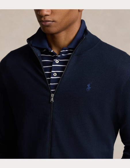 COTTON FULL-ZIP JUMPER