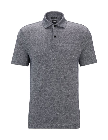 ΜΠΛΟΥΖΑ POLO REGULAR FIT ΑΠΟ ΛΙΝΟ & ΒΑΜΒΑΚΙ