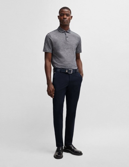 ΜΠΛΟΥΖΑ POLO REGULAR FIT ΑΠΟ ΛΙΝΟ & ΒΑΜΒΑΚΙ
