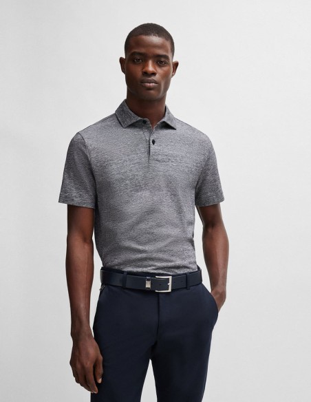 ΜΠΛΟΥΖΑ POLO REGULAR FIT ΑΠΟ ΛΙΝΟ & ΒΑΜΒΑΚΙ