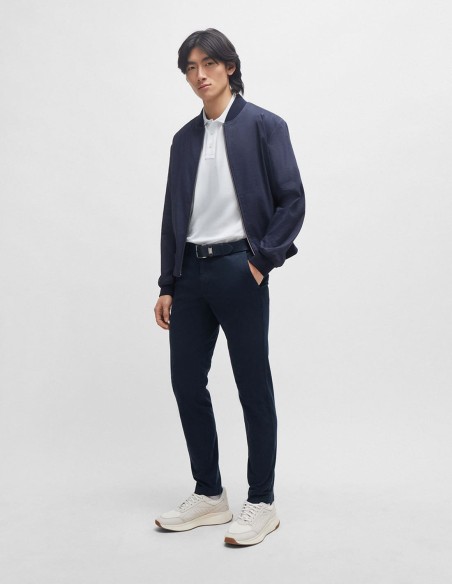 COTTON-PIQUE POLO SHIRT WITH RUBBER-PRINT LOGO