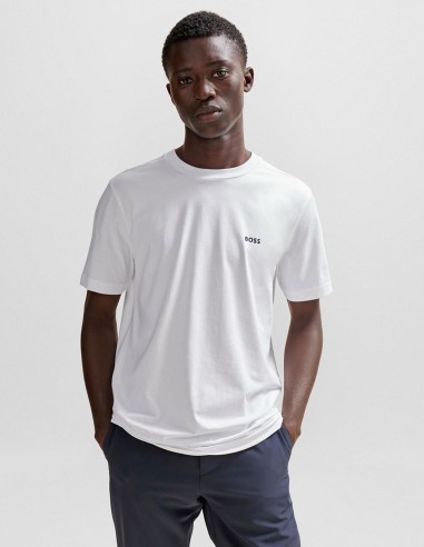 REGULAR FIT T-SHIRT WITH CONTRAST LOGO