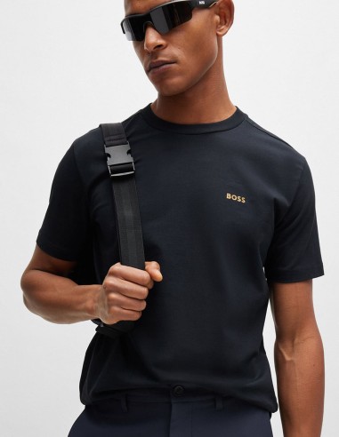 T-SHIRT REGULAR FIT WITH CONTRAST LOGO