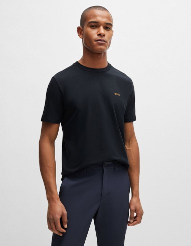 T-SHIRT REGULAR FIT WITH CONTRAST LOGO