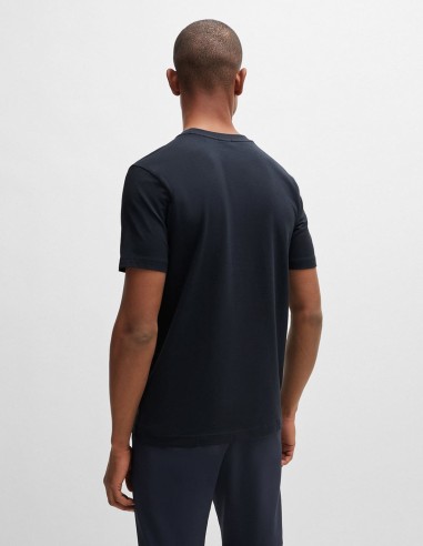 REGULAR FIT T-SHIRT WITH CONTRAST LOGO