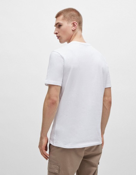 COTTON T-SHIRT WITH LOGO PATCH