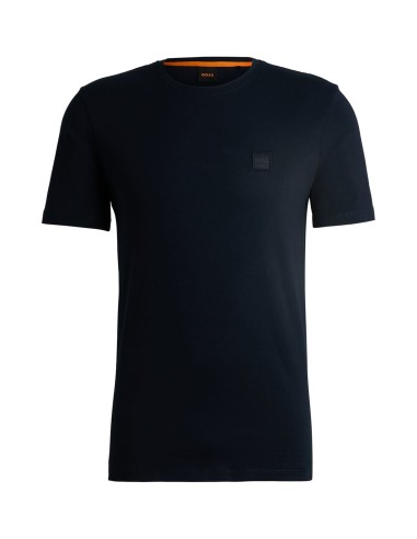 COTTON T-SHIRT WITH LOGO PATCH