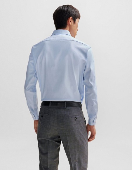 REGULAR FIT SHIRT EASY IRON OXFORD STRETCH COTTON