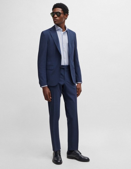 REGULAR FIT SHIRT IN STRUCTURED MATERIAL