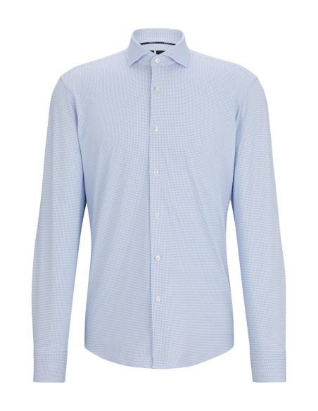 REGULAR FIT SHIRT IN STRUCTURED MATERIAL