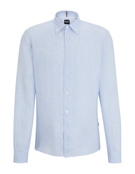REGULAR FIT LINEN SHIRT