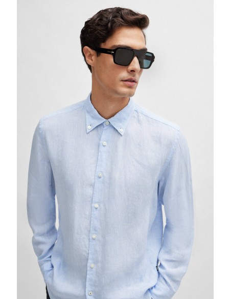 REGULAR FIT LINEN SHIRT