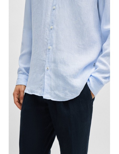 REGULAR FIT LINEN SHIRT