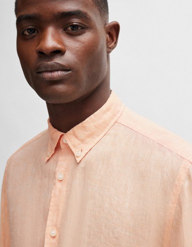 REGULAR FIT LINEN SHIRT