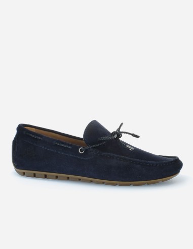 SUEDE LOAFERS WITH LACES