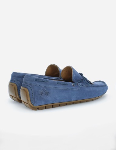 SUEDE LOAFERS WITH LACES