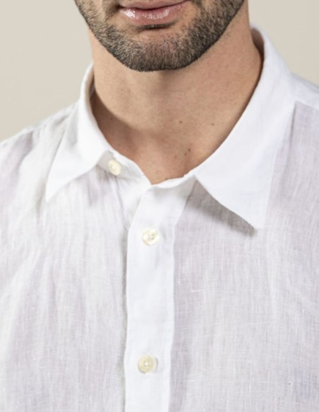 REGULAR FIT LINEN SHIRT