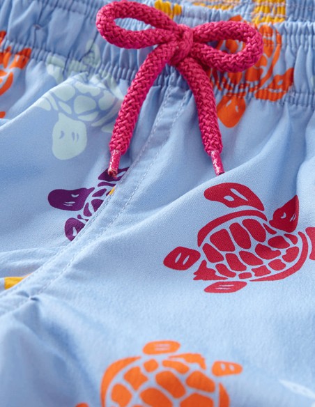 BOYS STRETCH SWIM SHORTS TORTUES MULTICOLORES
