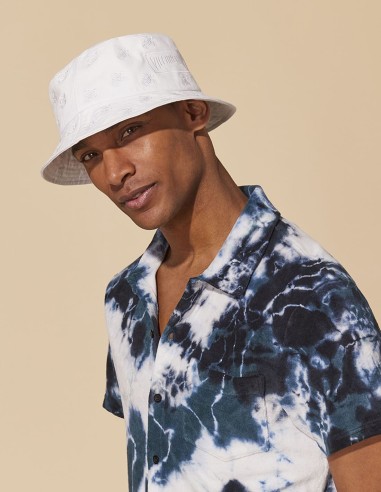 EMBROIDERED BUCKET HAT TURTLES ALL OVER