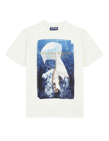 T-SHIRT SAILING BOAT FROM THE SKY