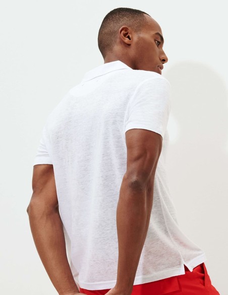 LINEN POLO SHIRT