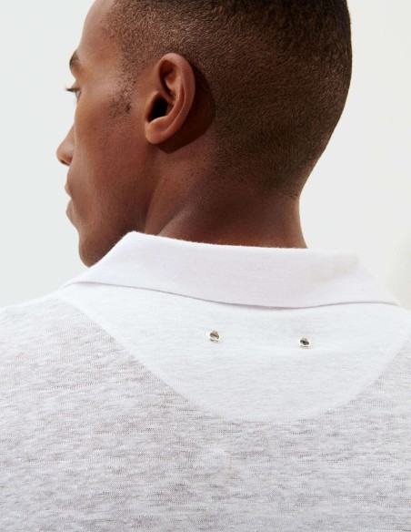 LINEN POLO SHIRT