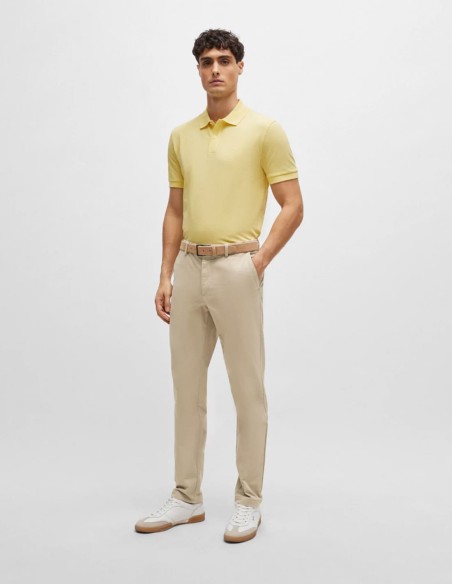 ORGANIC COTTON POLO SHIRT WITH LOGO