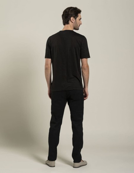 CREW NECK LINEN T-SHIRT