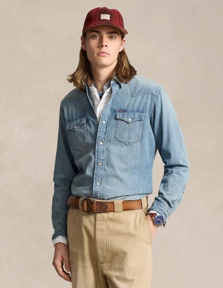 ΠΟΥΚΑΜΙΣΟ WESTERN SLUB DENIM