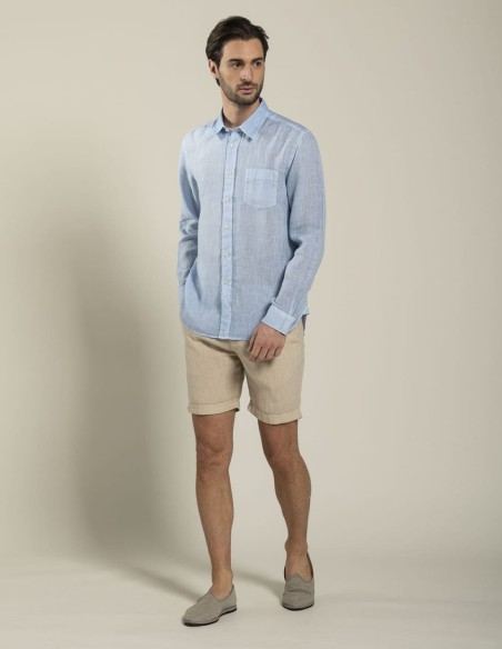 ΠΟΥΚΑΜΙΣΟ LINEN REGULAR FIT