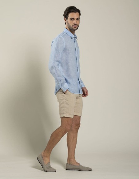 ΠΟΥΚΑΜΙΣΟ LINEN REGULAR FIT