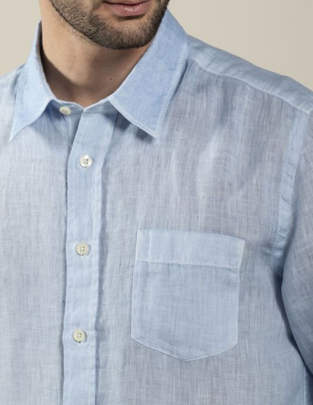 ΠΟΥΚΑΜΙΣΟ LINEN REGULAR FIT