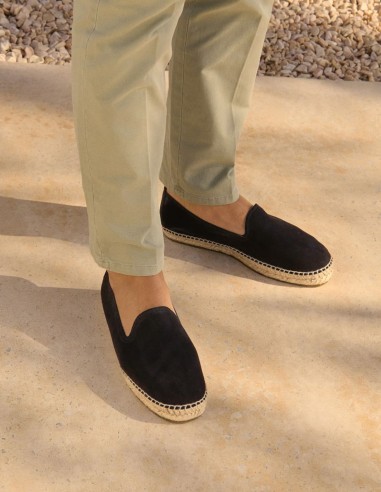 HAMPTONS SUEDE FLAT ESPADRILLES