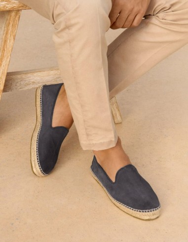 HAMPTONS SUEDE FLAT ESPADRILLES