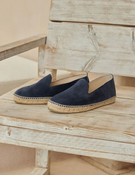 HAMPTONS SUEDE FLAT ESPADRILLES