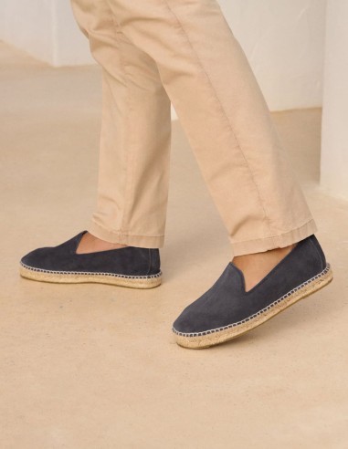 HAMPTONS SUEDE FLAT ESPADRILLES