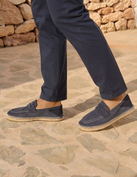 SUEDE HAMPTONS LOAFERS ESPADRILLES