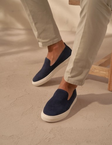 SUEDE HAMPTONS SLIP-ON