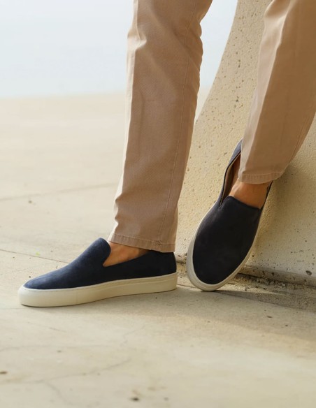 SUEDE HAMPTONS SLIP-ON