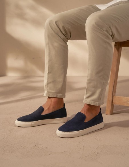 SUEDE HAMPTONS SLIP-ON