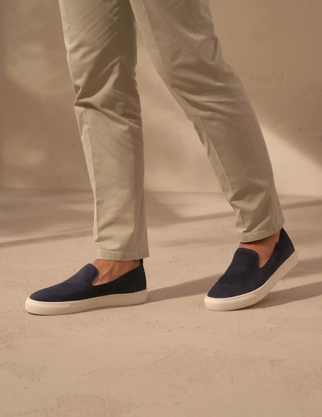 SUEDE HAMPTONS SLIP-ON