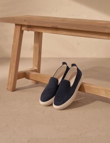 SUEDE HAMPTONS SLIP-ON