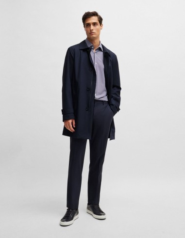 WATERPROOF COAT BLENDED WITH WOOL