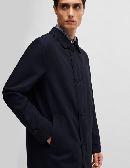 WATERPROOF COAT BLENDED WITH WOOL