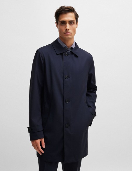 WATERPROOF COAT BLENDED WITH WOOL