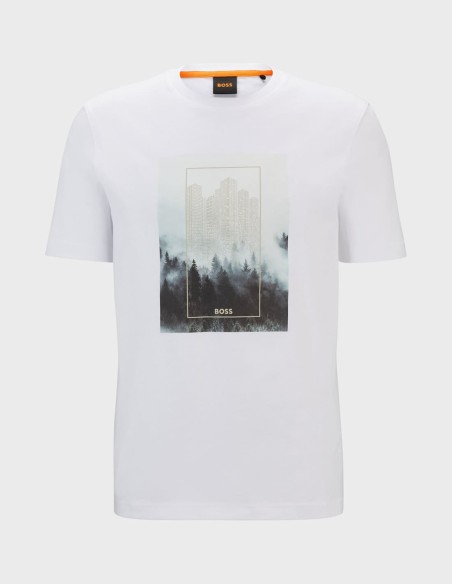T-SHIRT WITH SEASONAL GRAPHIC PRINT